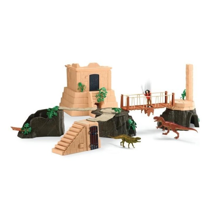 Grande Conquete du temple perdu, Playset figurines, SCHLEICH 42656 Dinosaurs, Des 4 ans Grande Conquete du temple perdu, Playset figurines, SCHLEICH 42656 Dinosaurs, Des 4 ans