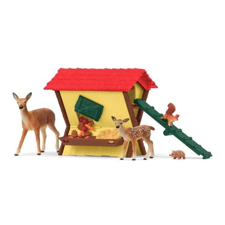 Cabane des animaux de la foret, Coffre schleich 42658 Farm World, pour enfants des 3 ans Cabane des animaux de la foret, Coffre schleich 42658 Farm World, pour enfants des 3 ans