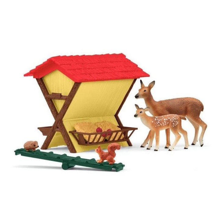 Cabane des animaux de la foret, Coffre schleich 42658 Farm World, pour enfants des 3 ans Cabane des animaux de la foret, Coffre schleich 42658 Farm World, pour enfants des 3 ans