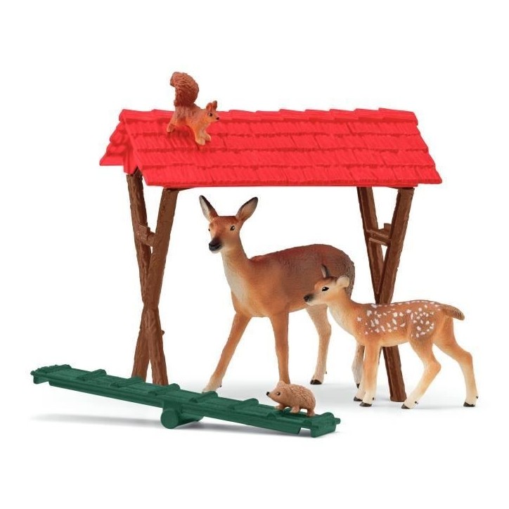 Cabane des animaux de la foret, Coffre schleich 42658 Farm World, pour enfants des 3 ans Cabane des animaux de la foret, Coffre schleich 42658 Farm World, pour enfants des 3 ans
