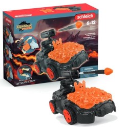 SCHLEICH - 42668 ELDRADOR CREATURES Crashmobile de Lave avec Mini Crea