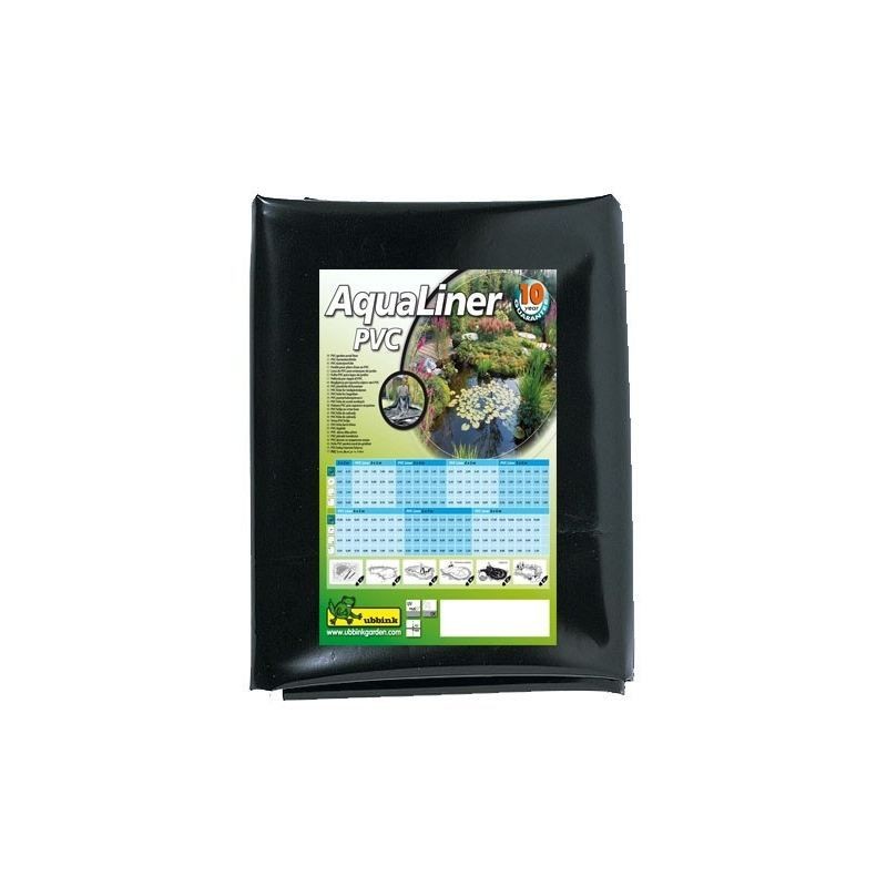 Ubbink Bâche d'étang AquaLiner 4 x 5 m PVC 0,5 mm 1331950 403734 Ubbink Bâche d'étang AquaLiner 4 x 5 m PVC 0,5 mm 1331950 403734
