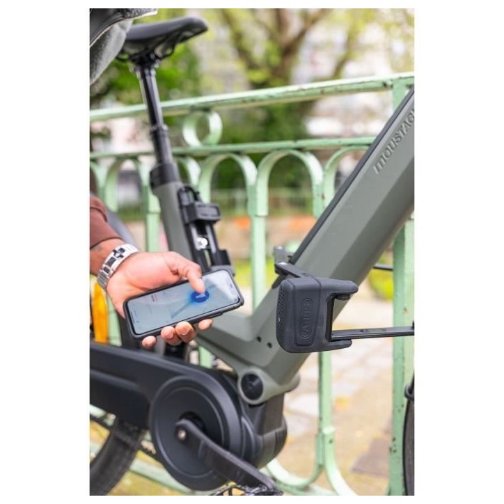 Antivol pliable - ABUS - BORDO ONE 6000A/120 - Support SH + RC - Noir Antivol pliable - ABUS - BORDO ONE 6000A/120 - Support SH + RC - Noir