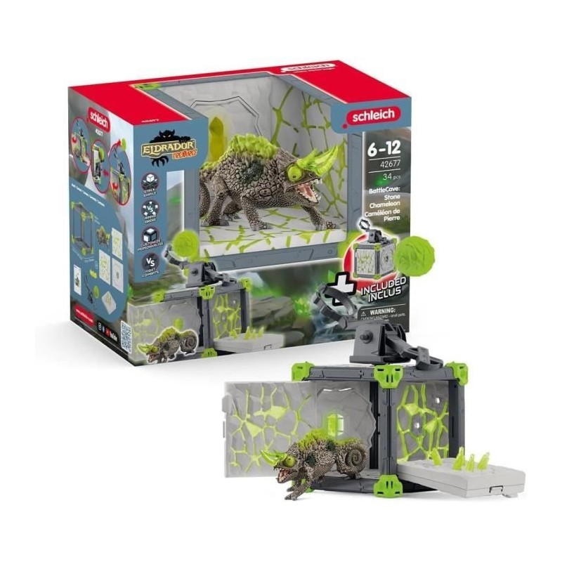 BattleCave Caméléon de Pierre, Extension de l'arene, SCHLEICH 42677
