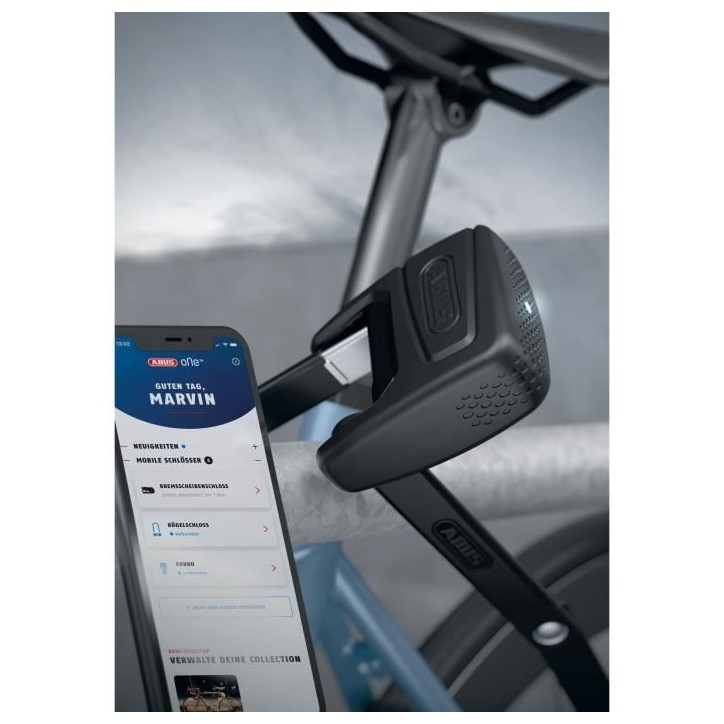 Antivol pliable - ABUS - BORDO ONE 6000A/120 - Support SH + RC - Noir Antivol pliable - ABUS - BORDO ONE 6000A/120 - Support SH + RC - Noir