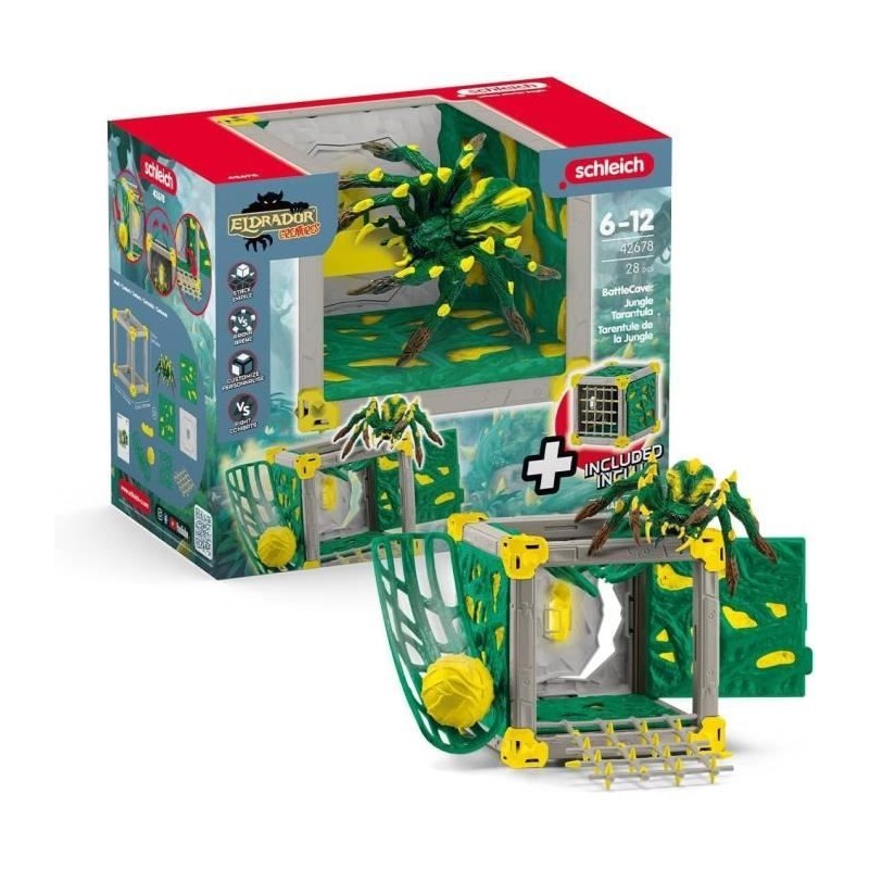 BattleCave Tarentule de la Jungle, Extension de l'arene, SCHLEICH 4267 BattleCave Tarentule de la Jungle, Extension de l'arene, SCHLEICH 4267