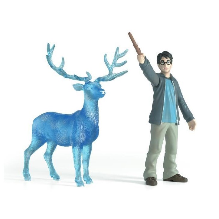 Figurines Harry et son Patronus, Schleich 42680 Harry Potter, Pour enfant des 6 ans