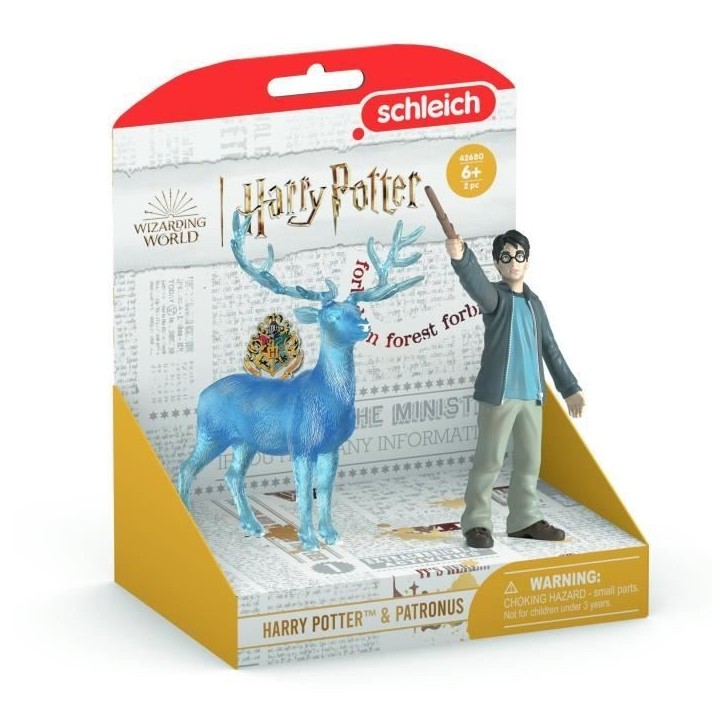 Figurines Harry et son Patronus, Schleich 42680 Harry Potter, Pour enfant des 6 ans