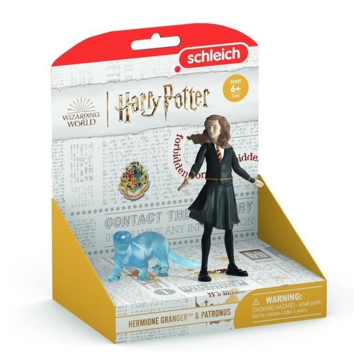 Figurines Hermione et son Patronus, Schleich 42681 Harry Potter, Pour enfant des 6 ans Figurines Hermione et son Patronus, Schleich 42681 Harry Potter, Pour enfant des 6 ans