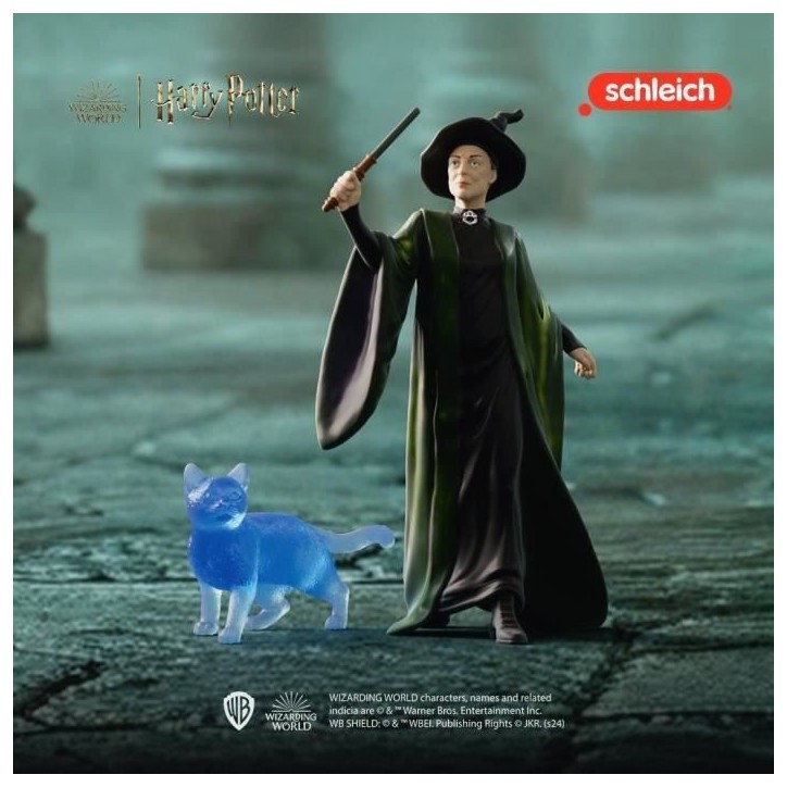 Figurines Professeur McGonagall et son Patronus, Schleich 42682 Harry Potter, Pour enfant des 6 ans Figurines Professeur McGonagall et son Patronus, Schleich 42682 Harry Potter, Pour enfant des 6 ans