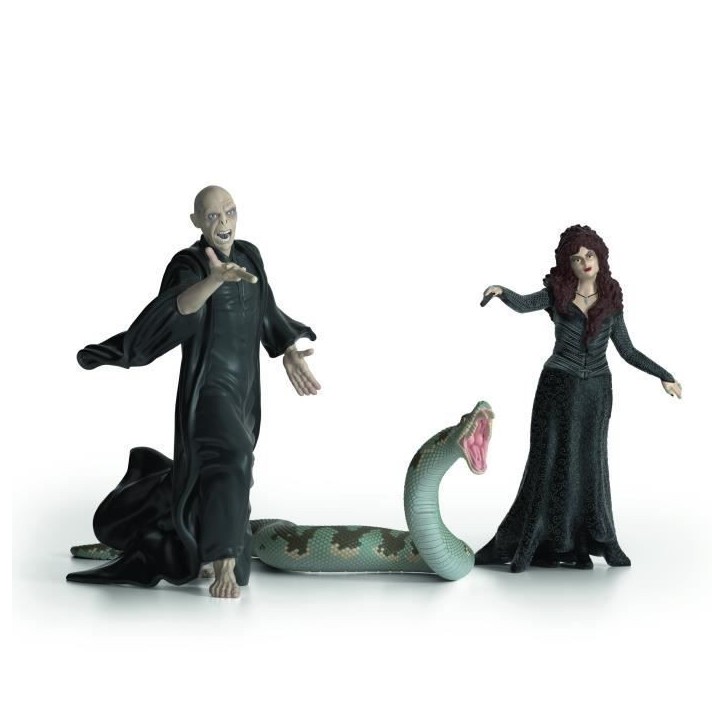 Coffret figurines Voldemort, Nagini et Bellatrix, Schleich 42684 Harry Potter, Pour enfant des 6 ans Coffret figurines Voldemort, Nagini et Bellatrix, Schleich 42684 Harry Potter, Pour enfant des 6 ans