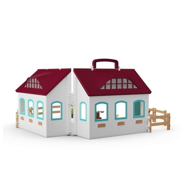 Coffret Écurie Transportable SCHLEICH 42703 Horse Club, Des 4 ans