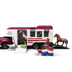 Coffret Pick-up et sa grande remorque équestre, Schleich 42705 Gamme