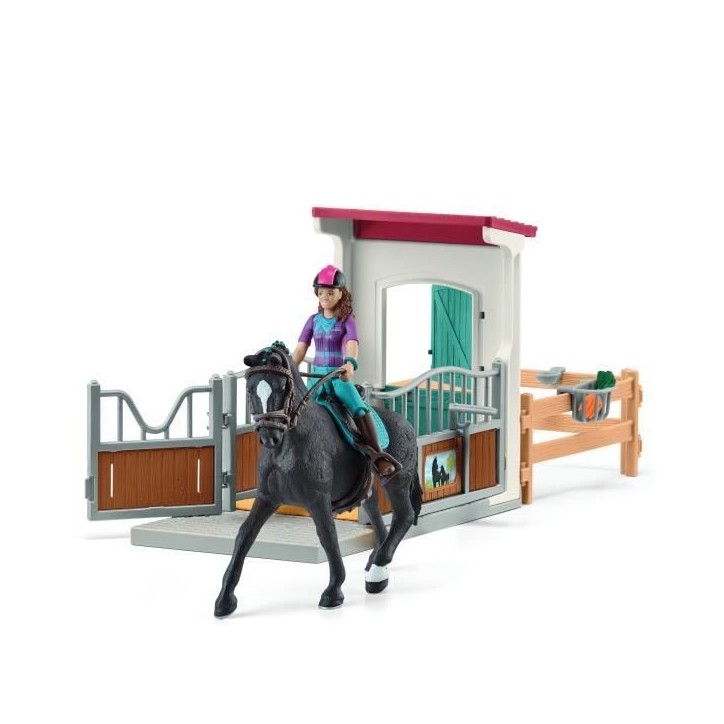 Horse Box Lisa et Storm, Figurine cheval et accessoires, SCHLEICH 42709 Horse Club, des 5 ans Horse Box Lisa et Storm, Figurine cheval et accessoires, SCHLEICH 42709 Horse Club, des 5 ans