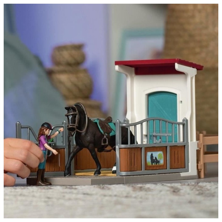Horse Box Lisa et Storm, Figurine cheval et accessoires, SCHLEICH 42709 Horse Club, des 5 ans Horse Box Lisa et Storm, Figurine cheval et accessoires, SCHLEICH 42709 Horse Club, des 5 ans