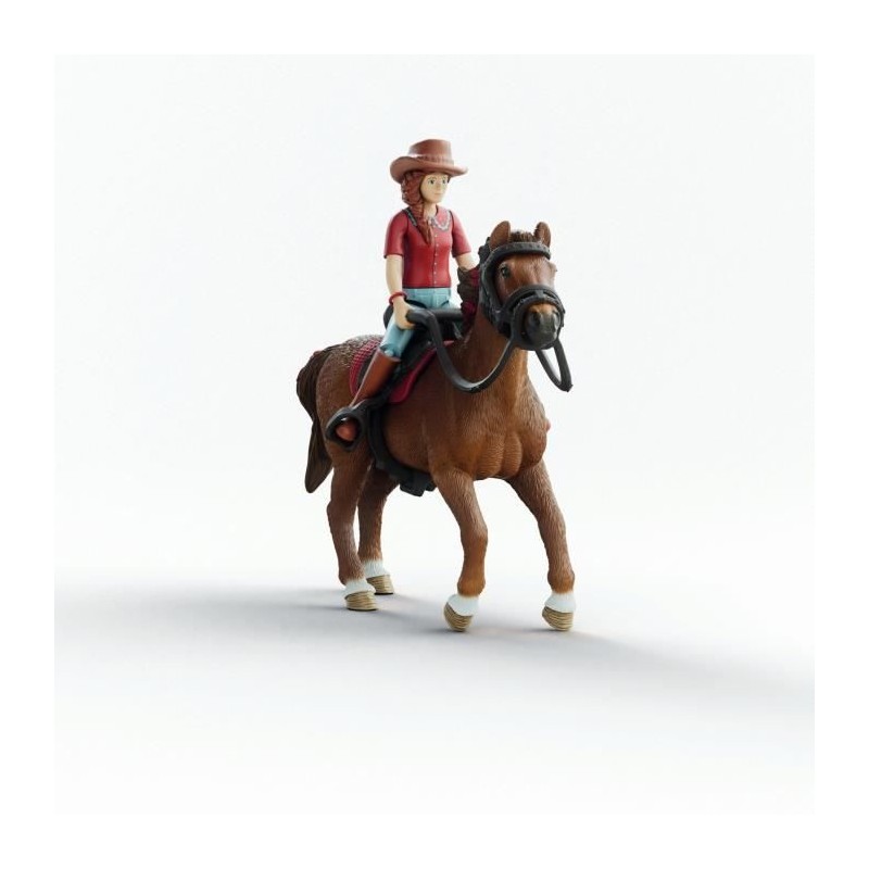 Figurines Hannah et Cayenne, SCHLEICH 42711 Horse Club, Des 4 ans Figurines Hannah et Cayenne, SCHLEICH 42711 Horse Club, Des 4 ans