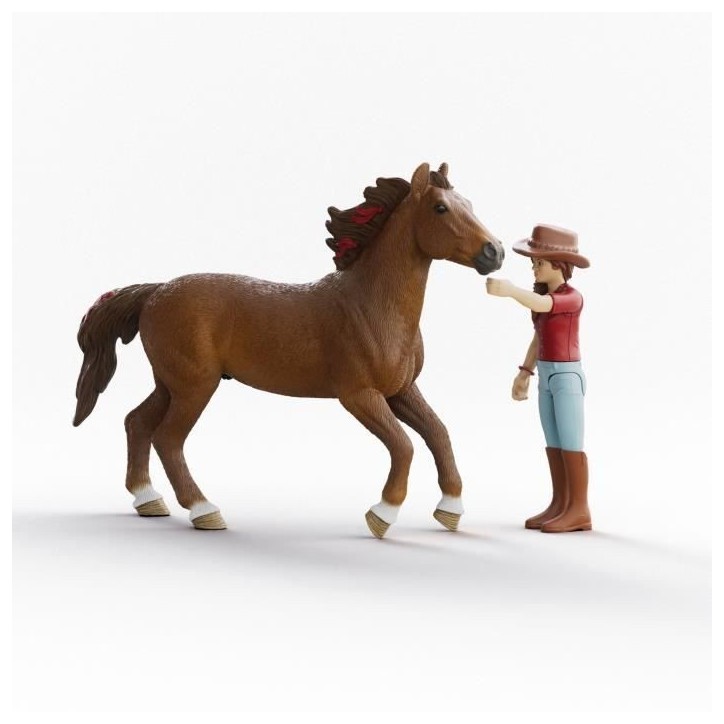 Figurines Hannah et Cayenne, SCHLEICH 42711 Horse Club, Des 4 ans