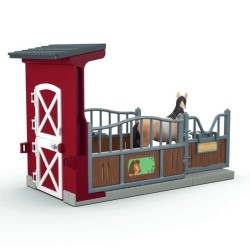 Coffret Box avec Jument Mustang, Figurine réaliste, Taille 24 cm, SCH