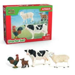 Figurines Mes Premiers Animaux de la Ferme, Coffret de 4 animaux, SCHL