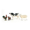 Figurines Mes Premiers Animaux de la Ferme, Coffret de 4 animaux, SCHL