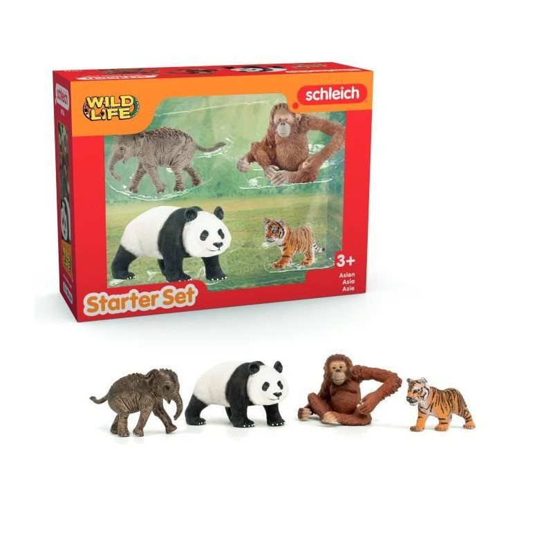 Mes Premiers Animaux d'Asie, Figurines d'animaux, SCHLEICH 42736 Wild Mes Premiers Animaux d'Asie, Figurines d'animaux, SCHLEICH 42736 Wild
