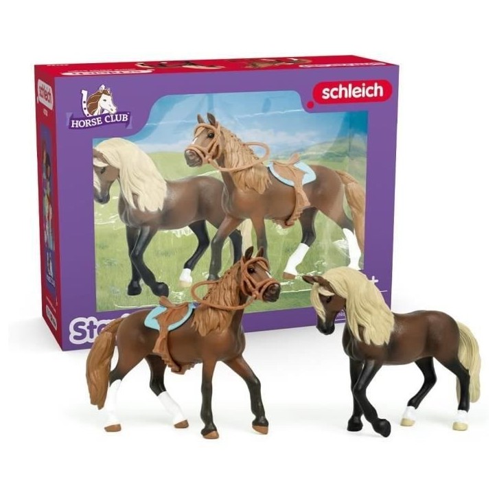Mes Premiers chevaux Paso Péruvien, Figurines 2 chevaux, SCHLEICH 42738 Horse Club, des 5 ans Mes Premiers chevaux Paso Péruvien, Figurines 2 chevaux, SCHLEICH 42738 Horse Club, des 5 ans