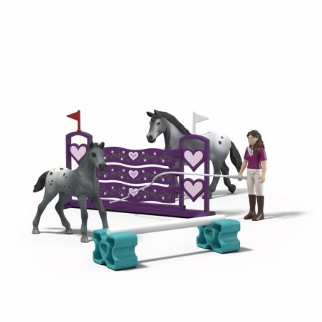 Figurine L'entrainement au tournoi de Lisa, Schleich 42776 Gamme Horse
