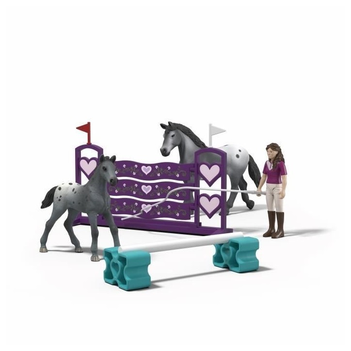 Figurine L'entrainement au tournoi de Lisa, Schleich 42776 Gamme Horse Club
