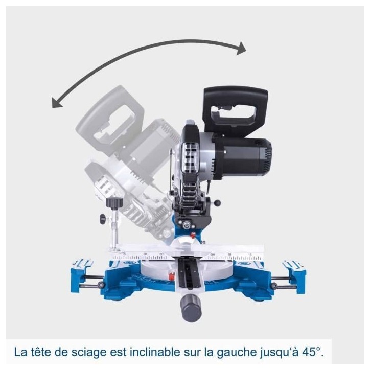 Scie a onglet radiale - SCHEPPACH - HM 185 - 1400 W - Lame Ø 185 mm - Bois Scie a onglet radiale - SCHEPPACH - HM 185 - 1400 W - Lame Ø 185 mm - Bois