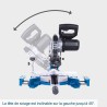 Scie a onglet radiale - SCHEPPACH - HM 185 - 1400 W - Lame Ø 185 mm -