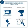 Compresseur de 100 litres a entraînement par courroie - SCHEPPACH - H