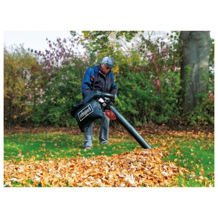 Aspirateur souffleur broyeur thermique SCHEPPACH LBH2600P - 25,4 cc - 1 cv - 700 W