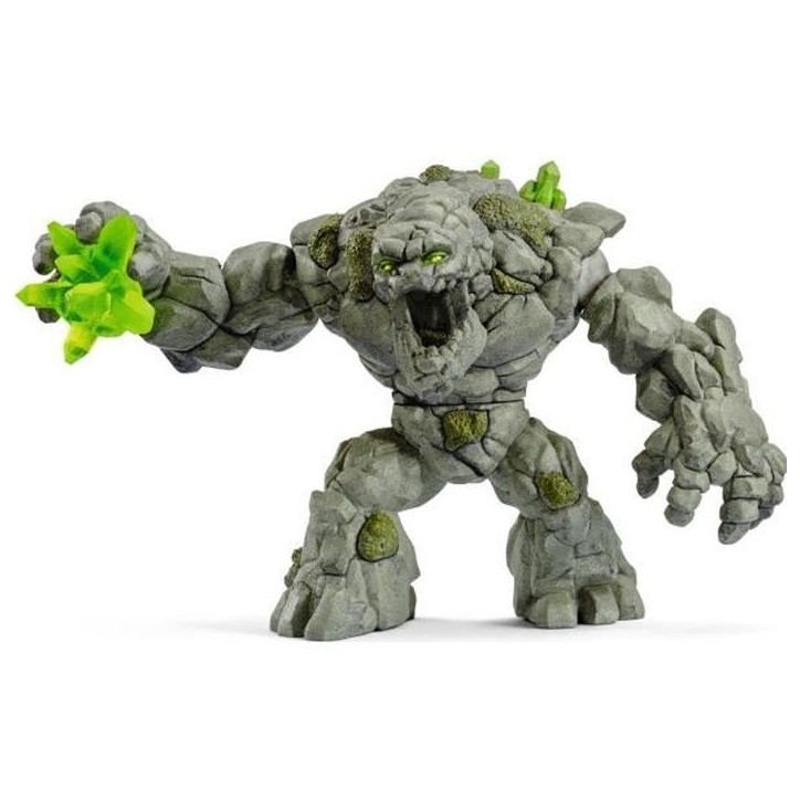 Monstre de pierre, jouet monstre durable et détaillé avec bras mobiles et torse rotatif, jouet fantastique pour enfants des 7