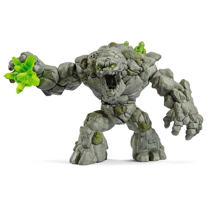 Monstre de pierre, jouet monstre durable et détaillé avec bras mobiles et torse rotatif, jouet fantastique pour enfants des 7