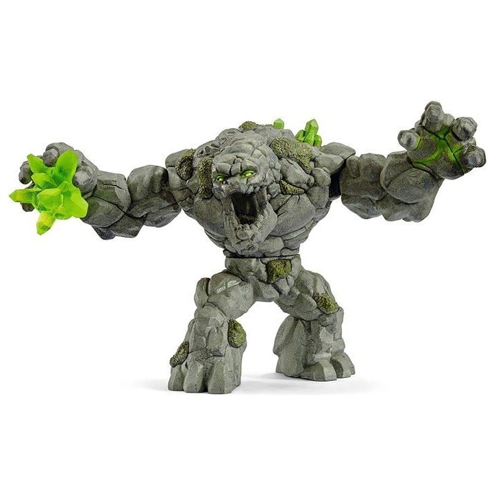 Monstre de pierre, jouet monstre durable et détaillé avec bras mobiles et torse rotatif, jouet fantastique pour enfants des 7