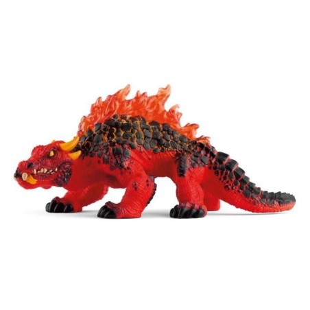 Lezard de Lave - Figurine Schleich Réaliste - Monstre de Lave Mythique et Féroce - Figurine Lézard Hautement Détaillée pour
