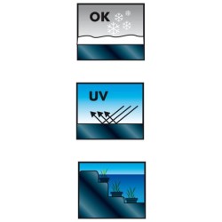 Ubbink Bâche d'étang AquaLiner 4 x 5 m PVC 0,5 mm 1331950 403734