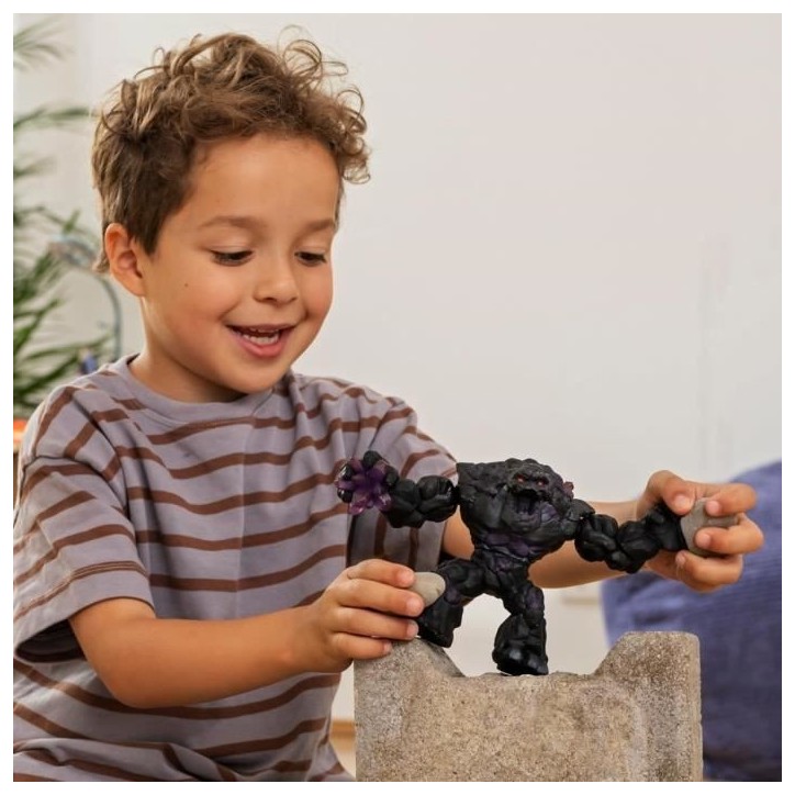 Monstre des Ténebres - Pierre - Figurine Schleich Réaliste - Créature Mythique avec Bras et Torse Mobiles - Cadeau pour Garç Monstre des Ténebres - Pierre - Figurine Schleich Réaliste - Créature Mythique avec Bras et Torse Mobiles - Cadeau pour Garç
