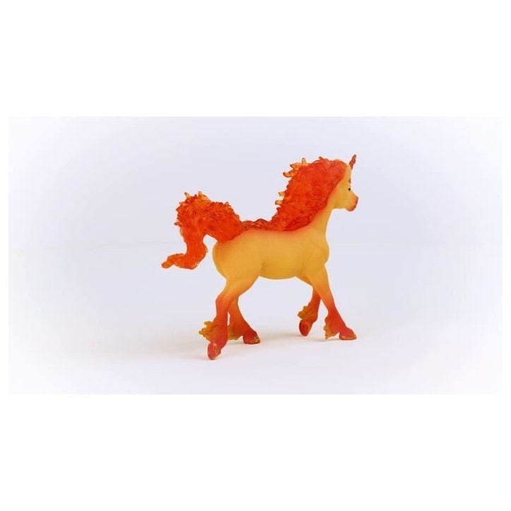 Figurine Étalon licorne de feu élementa, criniere et queue transparentes, Pour enfants des 4 ans, Schleich 70756 Bayala Figurine Étalon licorne de feu élementa, criniere et queue transparentes, Pour enfants des 4 ans, Schleich 70756 Bayala