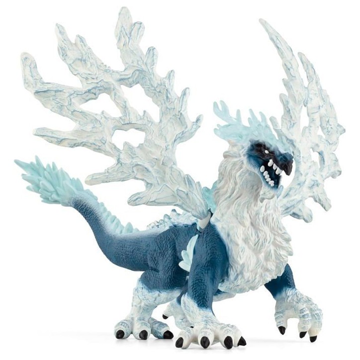 Dragon de glace, Figurine fantastique, pour enfants des 7 ans, figurine, 19 x 22 x 13 cm - schleich 70790 ELDRADOR Dragon de glace, Figurine fantastique, pour enfants des 7 ans, figurine, 19 x 22 x 13 cm - schleich 70790 ELDRADOR