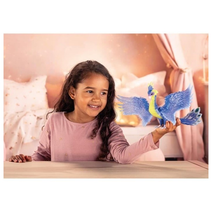Figurine Paon magique bleu, Schleich 70794 Bayala, Pour enfant des 5 ans