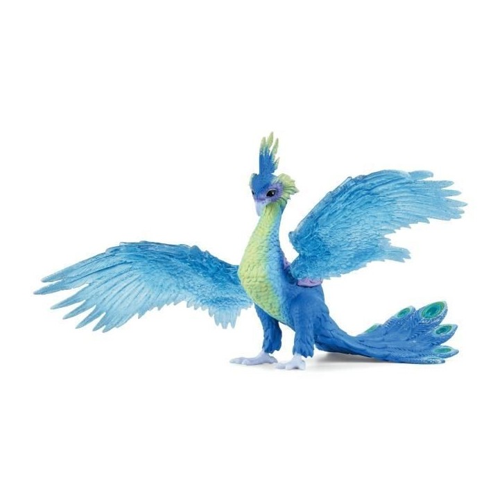 Figurine Paon magique bleu, Schleich 70794 Bayala, Pour enfant des 5 ans