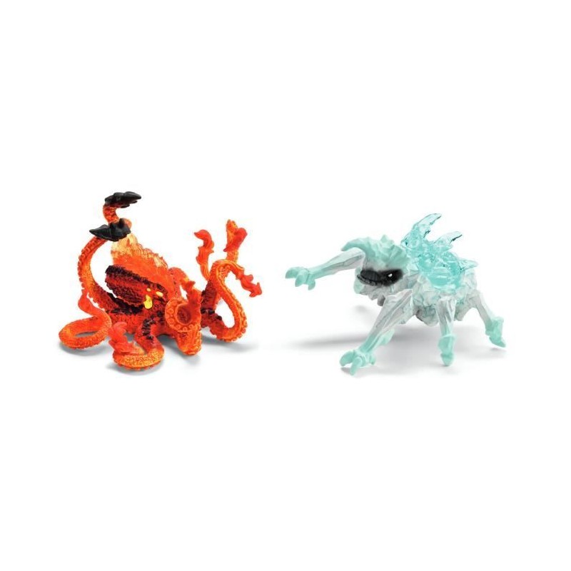 Figurines Duo Pieuvre de Lave vs Insecte de Glace, SCHLEICH 70826 Eldr Figurines Duo Pieuvre de Lave vs Insecte de Glace, SCHLEICH 70826 Eldr