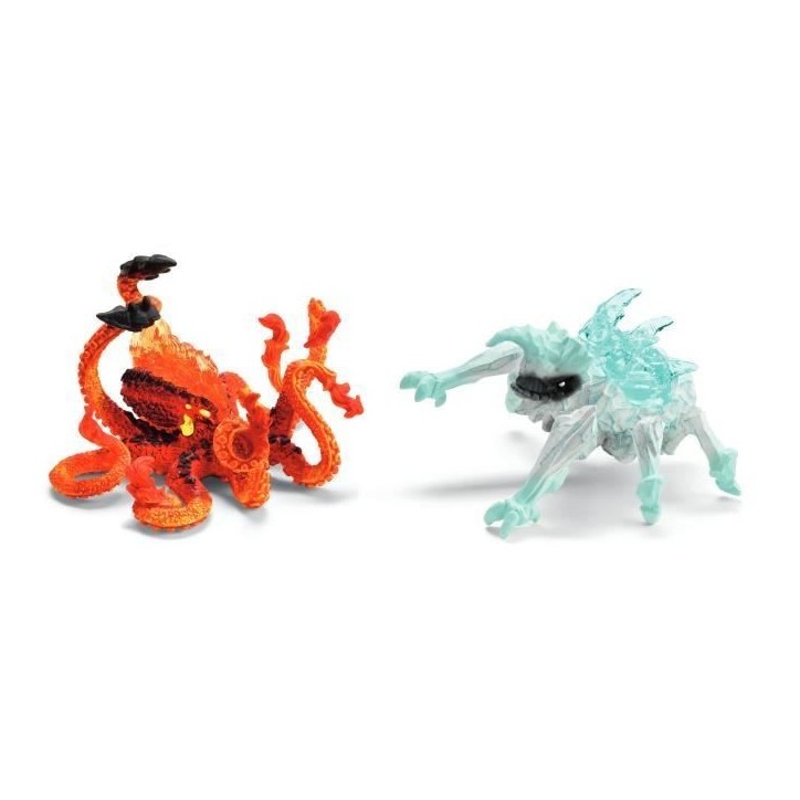 Figurines Duo Pieuvre de Lave vs Insecte de Glace, SCHLEICH 70826 Eldrador Creatures, Pour enfant des 6 ans Figurines Duo Pieuvre de Lave vs Insecte de Glace, SCHLEICH 70826 Eldrador Creatures, Pour enfant des 6 ans