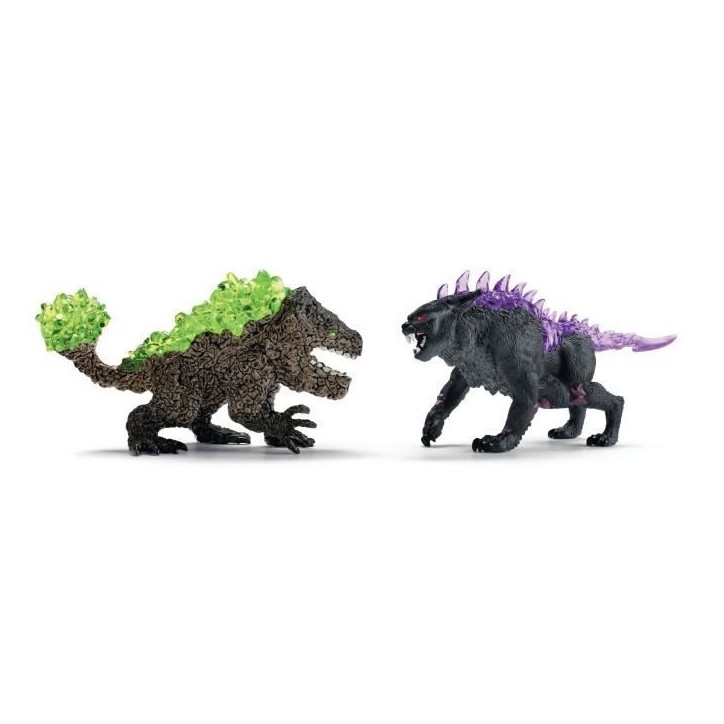 Figurines Duo Lynx des Ténebres vs Broyeur de Pierre, SCHLEICH 70827 Eldrador Creatures, des 6 ans Figurines Duo Lynx des Ténebres vs Broyeur de Pierre, SCHLEICH 70827 Eldrador Creatures, des 6 ans