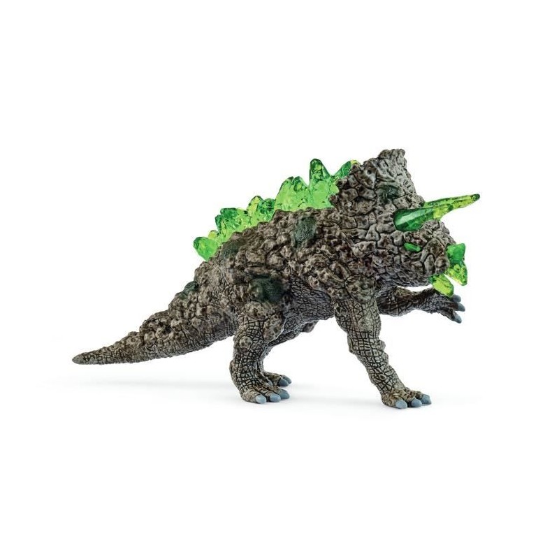 Figurine Tricératops de Pierre, SCHLEICH 70828 Eldrador, Des 4 ans Figurine Tricératops de Pierre, SCHLEICH 70828 Eldrador, Des 4 ans