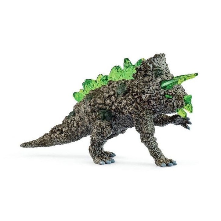 Figurine Tricératops de Pierre, SCHLEICH 70828 Eldrador, Des 4 ans