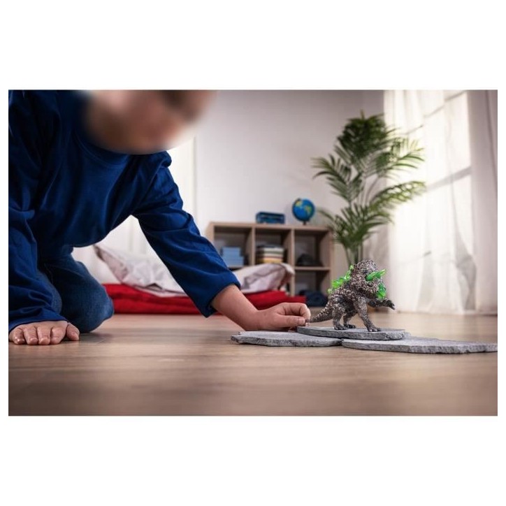 Figurine Tricératops de Pierre, SCHLEICH 70828 Eldrador, Des 4 ans