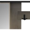 Vestiaire d'entrée - Chene Kronberg / Noir - L108,4 x P33,9 x H183,8