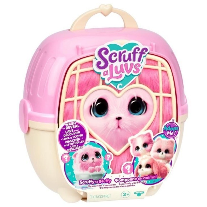 Animaux en peluche - SCRUFF A LUVS - Boule de poils - Rose Animaux en peluche - SCRUFF A LUVS - Boule de poils - Rose